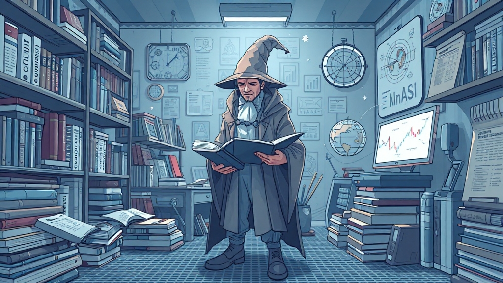 Perplexity를 활용한 최적의 AI 선택 가이드 (illustration 스타일)