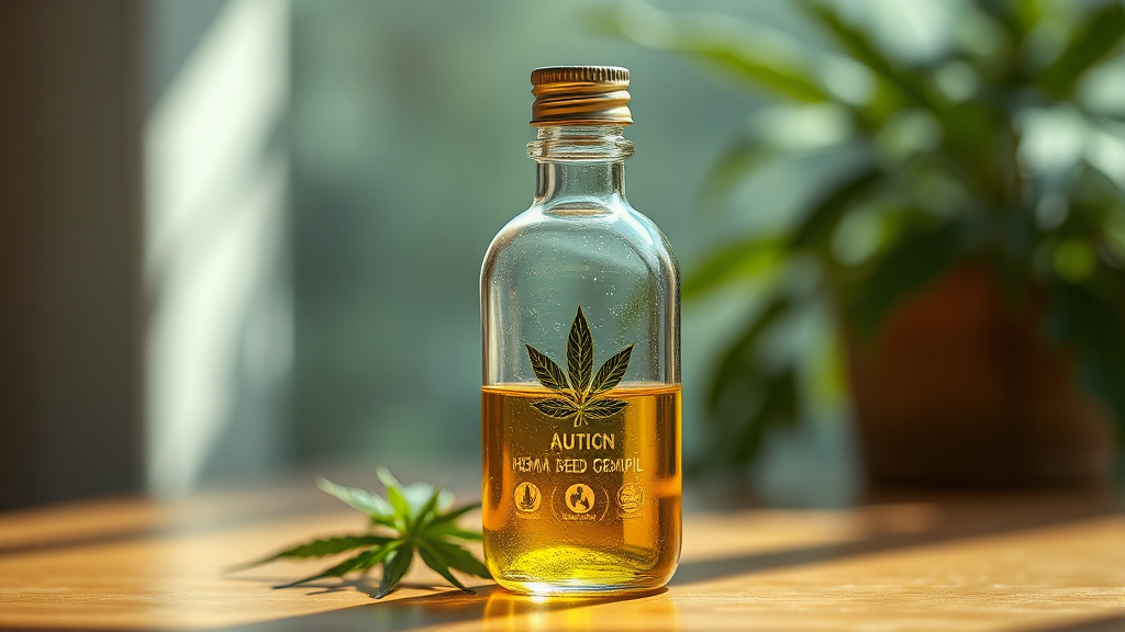 대마종자유, 부작용은? (realistic 스타일)