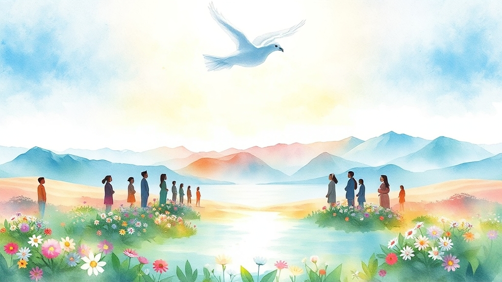 2025년, 무엇이 달라졌나? (watercolor 스타일)