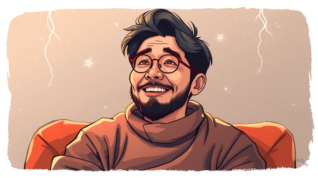 차현승이 전하는 희망과 용기의 메시지 (illustration 스타일)