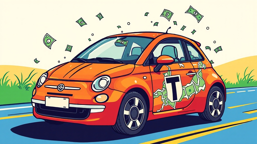 자동차보험 할인 특약 정리 (cartoon 스타일)