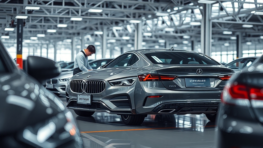 중고차 매물 탐색 및 비교 (realistic 스타일)