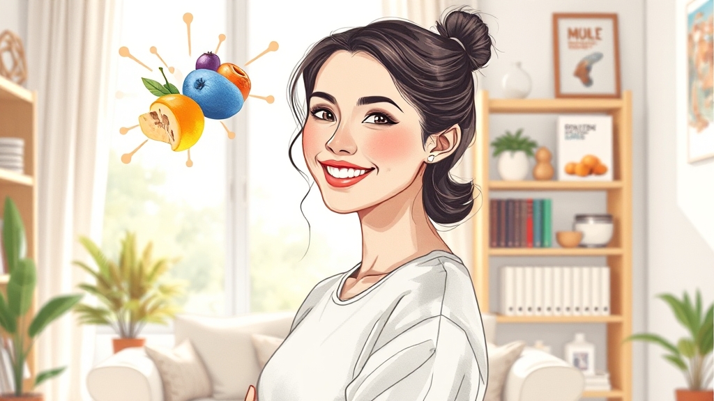 턱관절 통증 예방 생활 관리 (illustration 스타일)