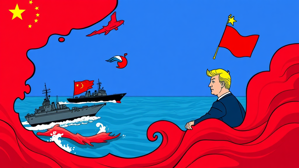 국제 정치 외교 소식 (cartoon 스타일)