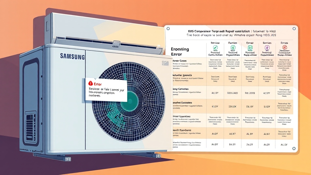 인버터 에어컨 실외기 고장 전기세 절약 종합 가이드 (2025 최신) 7 에어컨 수리 업체, 현명하게 고르는 법 (illustration 스타일)