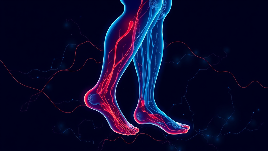 하지정맥류 진단법 (illustration 스타일)