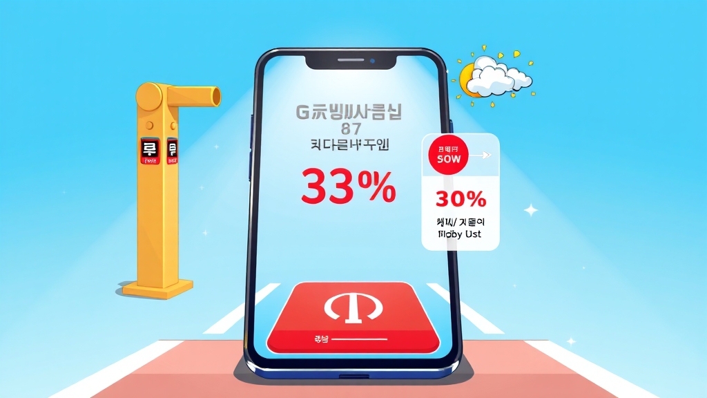 실시간 주차 현황, 어떻게 확인할까? (cartoon 스타일)