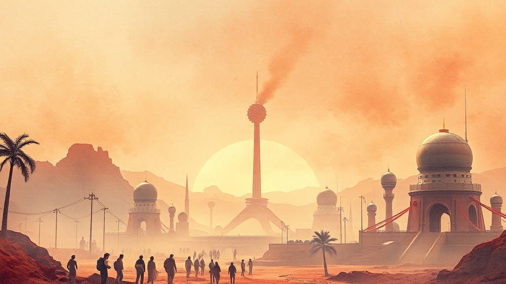 경제적 기대 효과 (watercolor 스타일)