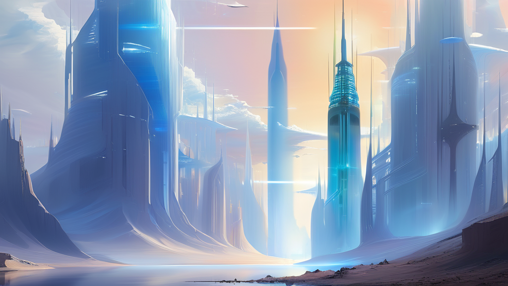 정치, 사회, 산업 분야의 주요 이슈 (watercolor 스타일)