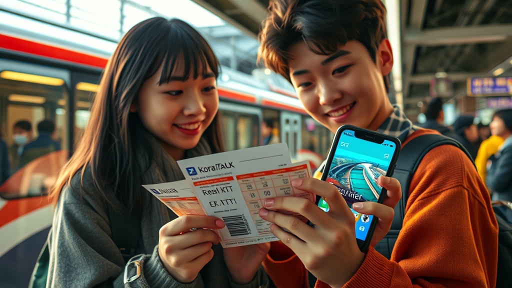 ITX 청춘 및 KTX 이용 팁 (realistic 스타일)