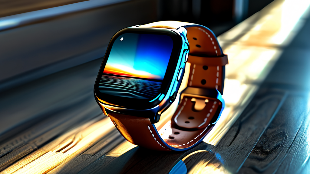 새 갤럭시 워치, 스마트폰과 첫 연결하기 (realistic 스타일)