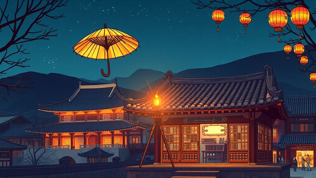 주변 즐길 거리 (cartoon 스타일)