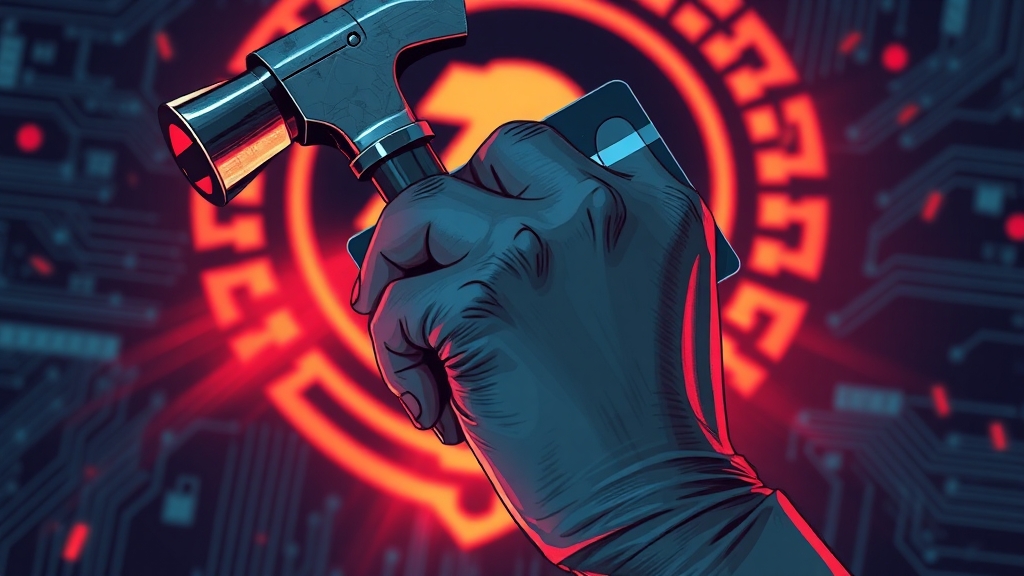 롯데카드 해킹, 우리에게 남긴 교훈 (illustration 스타일)