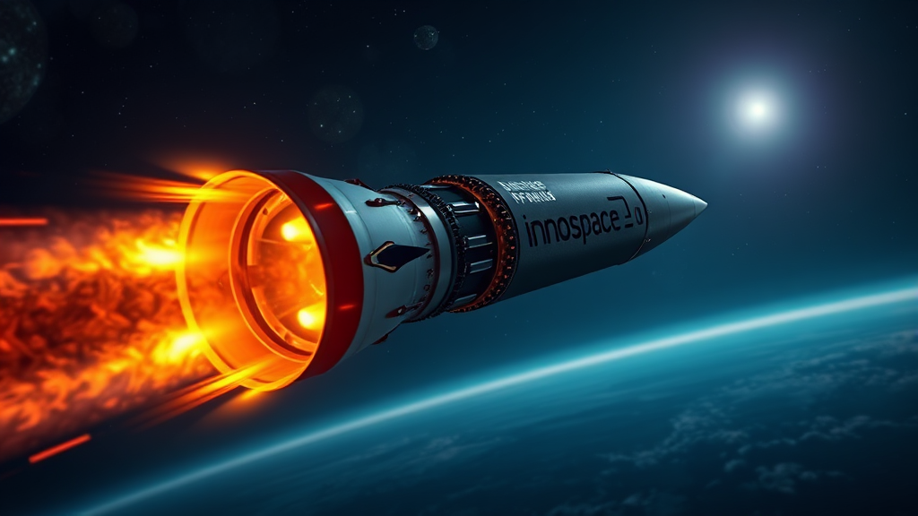 우주항공산업, 이노스페이스의 위치는? (realistic 스타일)