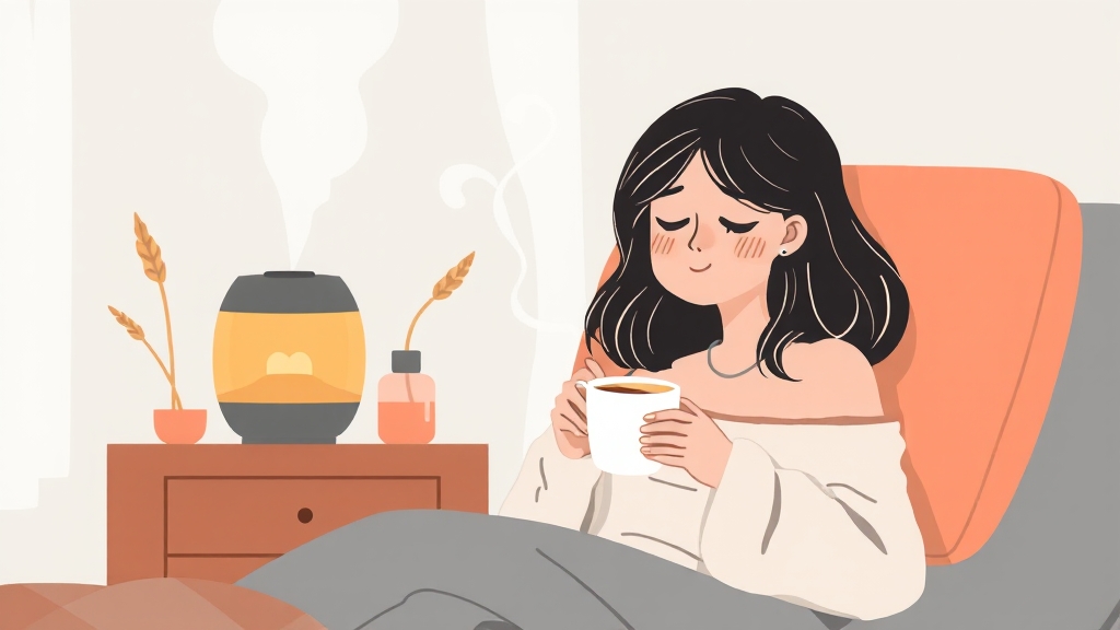 생활 습관 관리법 (illustration 스타일)