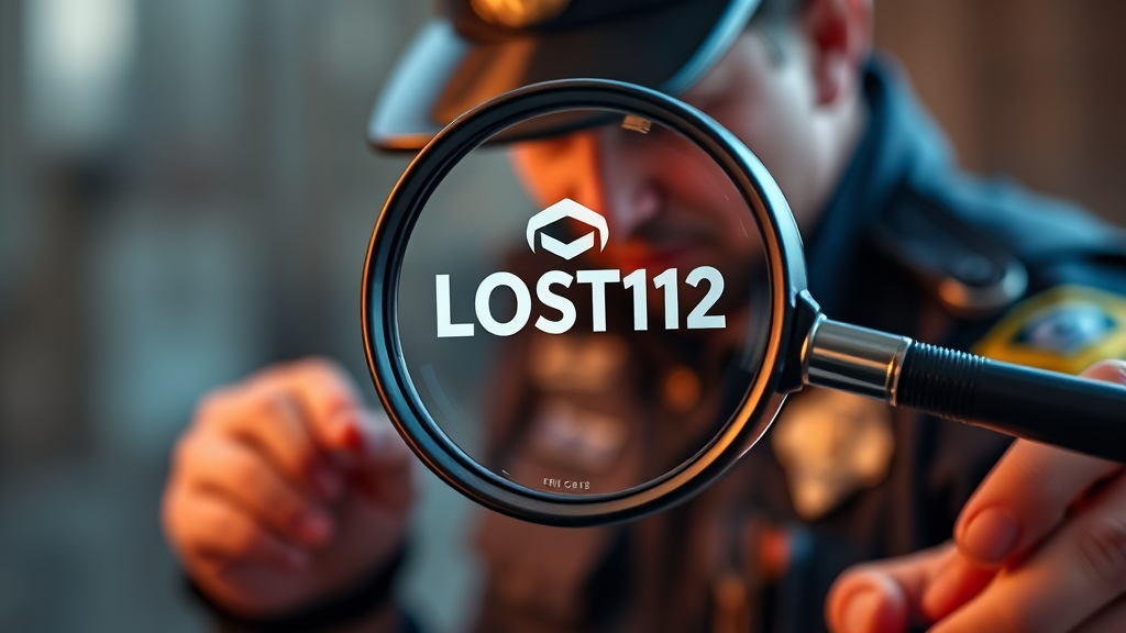 경찰청 유실물센터 소개 (realistic 스타일)