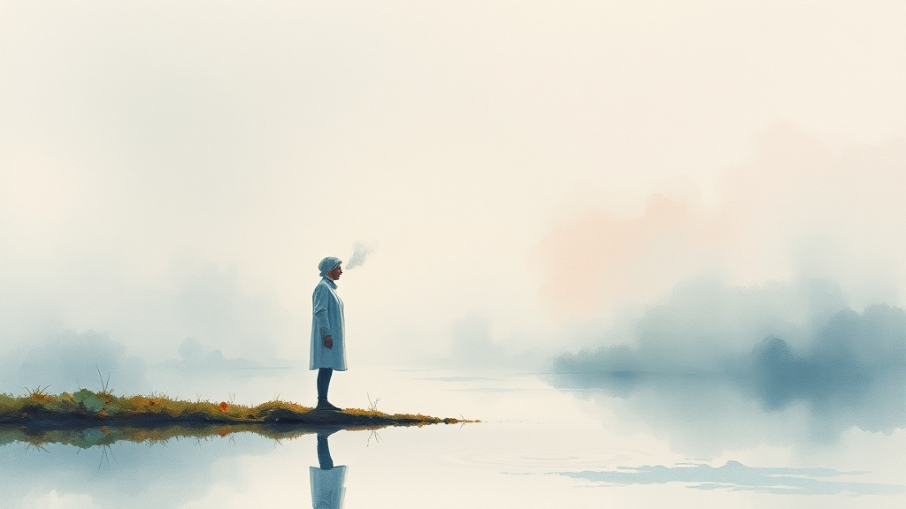 당뇨, 신장 질환과 몸 냄새 (watercolor 스타일)