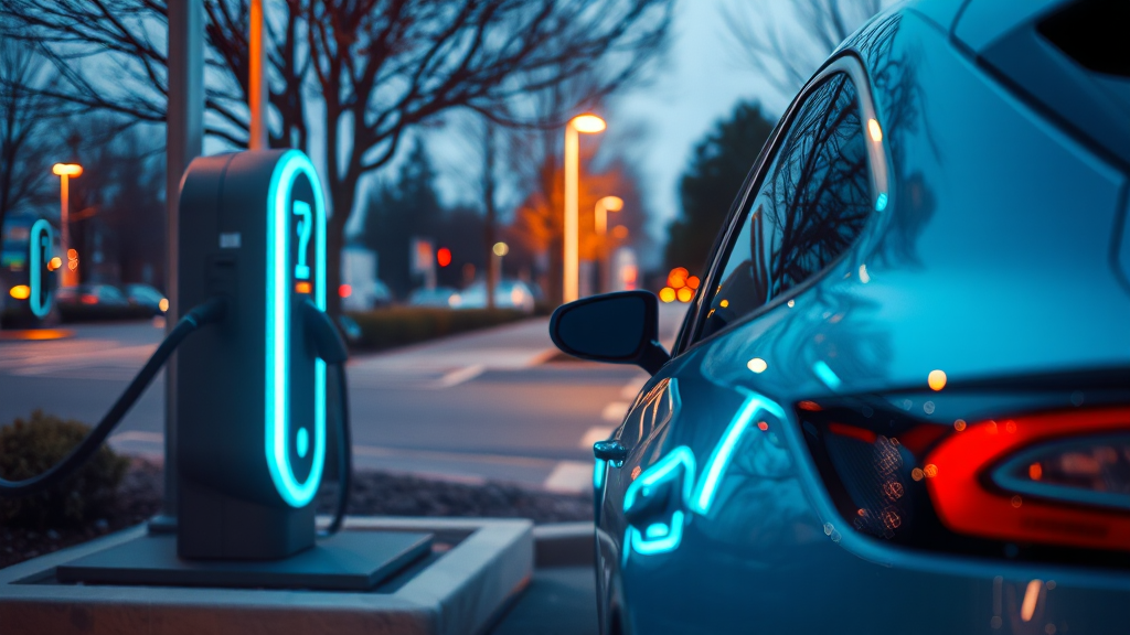 충전소 선택 및 요금 비교 전략! (realistic 스타일)