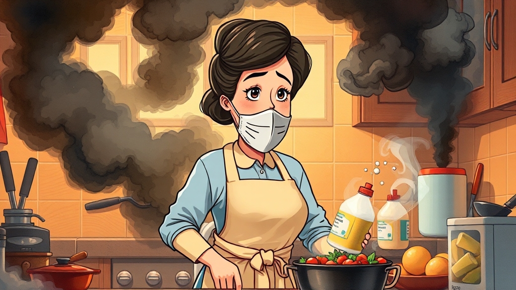 주부 폐암, 무엇이 문제? (cartoon 스타일)