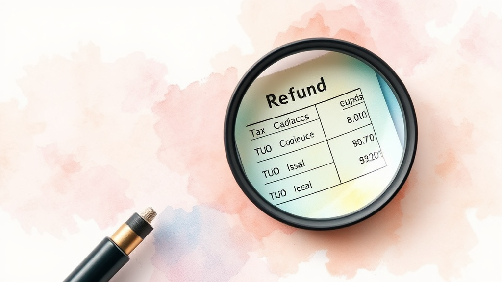 공제 항목, 꼼꼼하게 챙기셨나요? (watercolor 스타일)