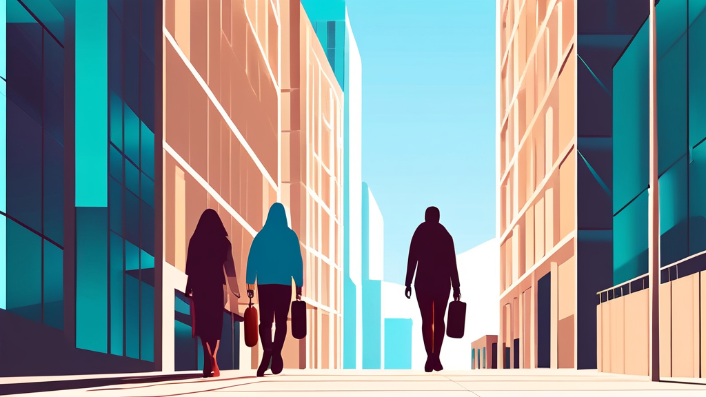 1인 가구 증가와 용달 이사 트렌드 (illustration 스타일)