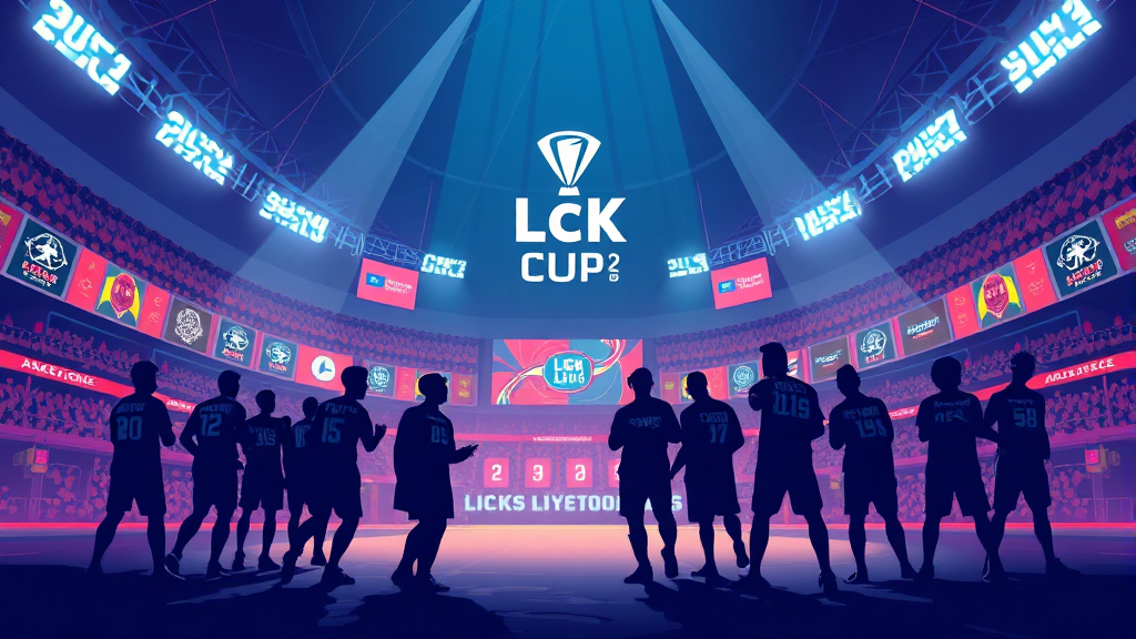 참가팀 및 주요 선수 (illustration 스타일)