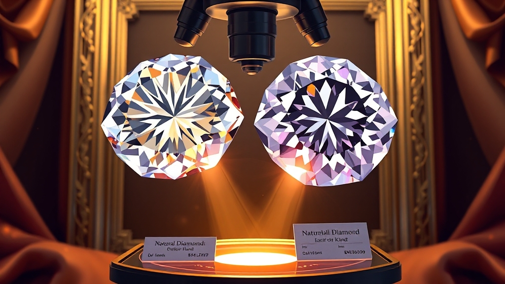 감별 방법 & 인증서 확인 필수 (illustration 스타일)