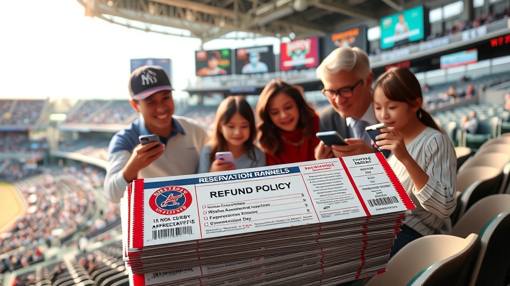 프로야구 티켓 관련 FAQ 및 주의사항 (realistic 스타일)