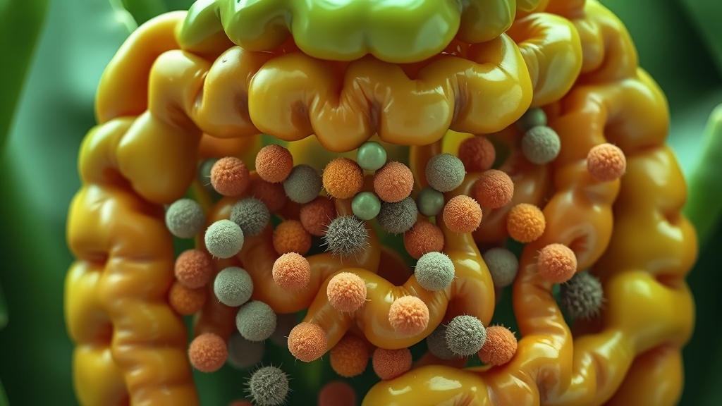 매스틱 유산균의 효능 (realistic 스타일)