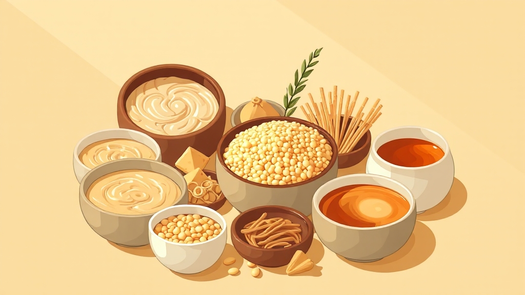 맛있는 녹두 활용법 (illustration 스타일)