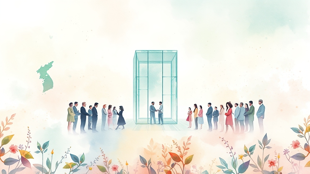 권한 이관 및 신설 기관 역할 (watercolor 스타일)