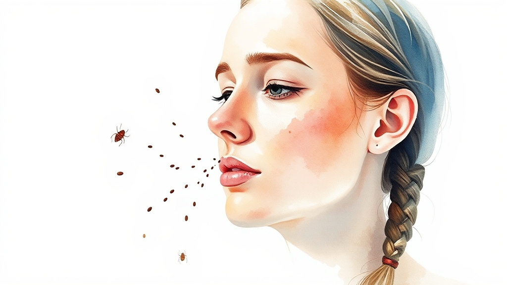 알레르기 비염이란? (watercolor 스타일)