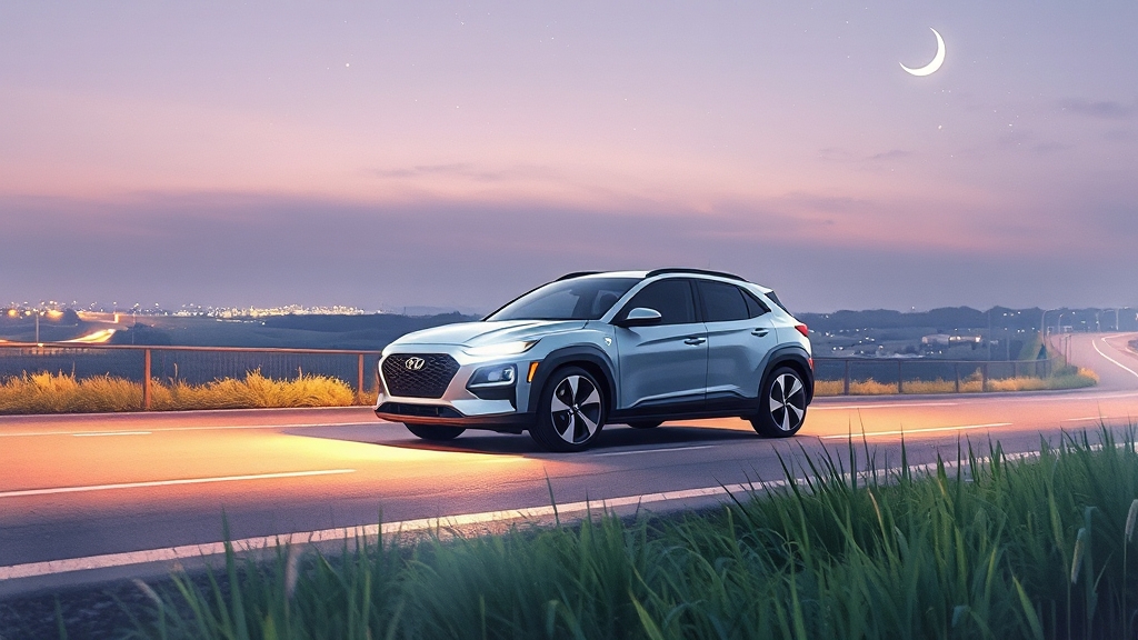 코나 하이브리드, 안전 기술은? (watercolor 스타일)