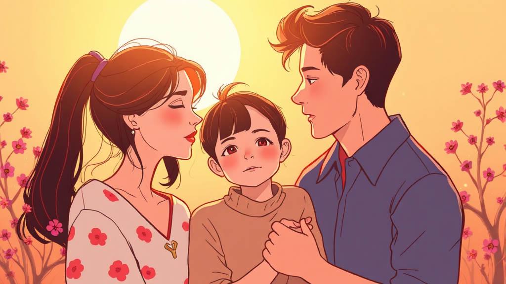 드라마 줄거리 요약 (illustration 스타일)