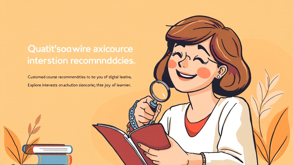 맞춤형 추천 시스템 (illustration 스타일)