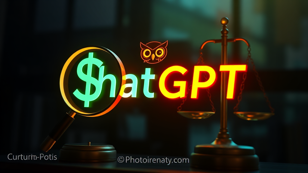 챗GPT 요금제 비교 분석 (realistic 스타일)