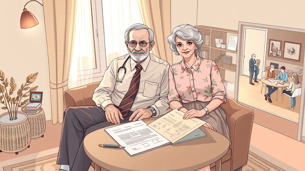 신청 필요 서류 및 절차 (illustration 스타일)