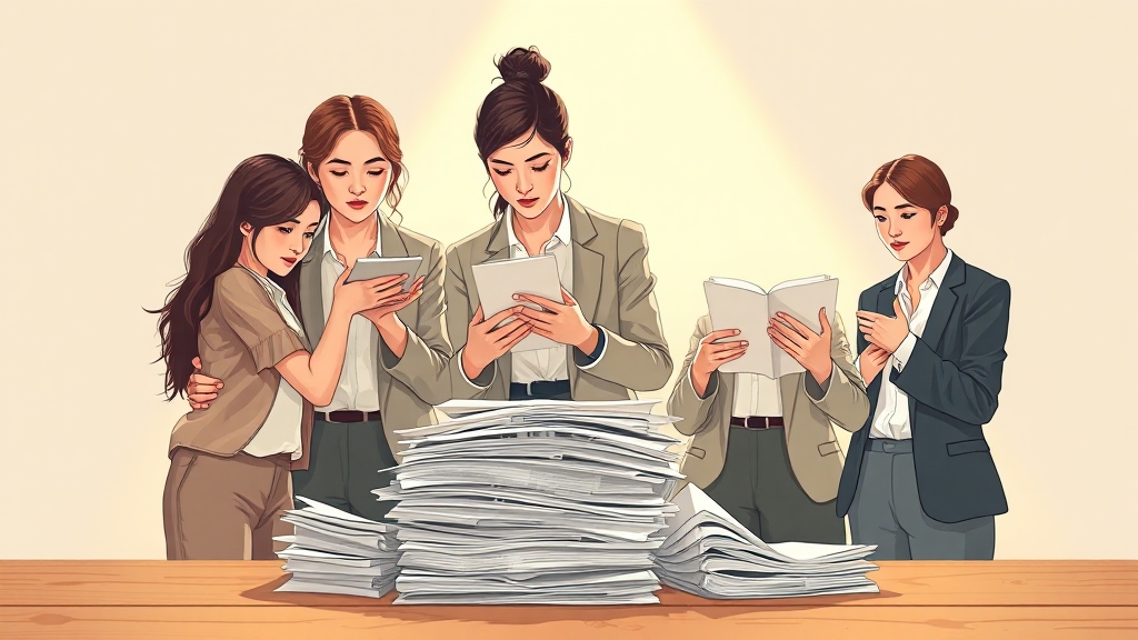 사회복지사 직무, 현실은 어떤 모습일까? (illustration 스타일)