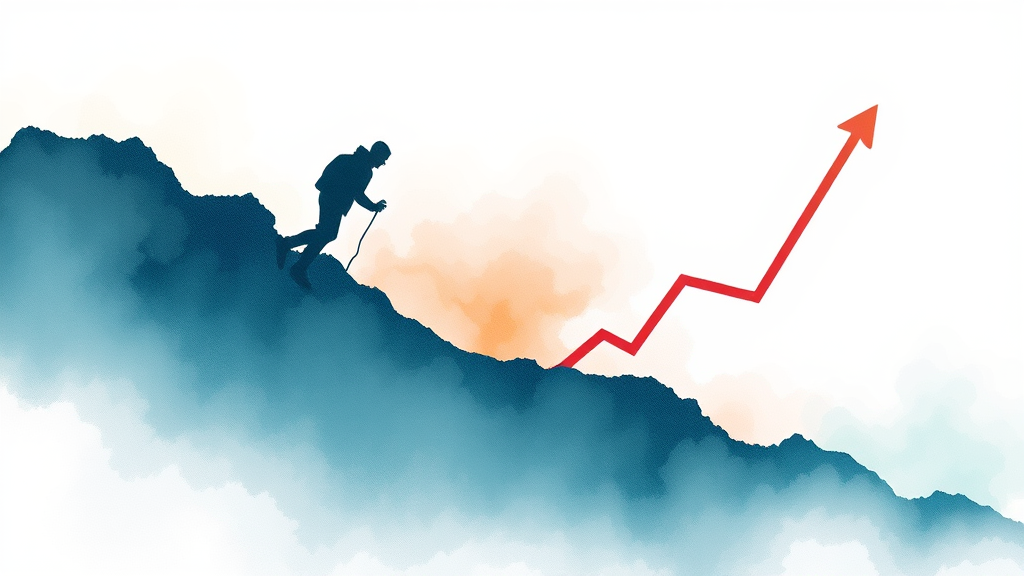 주가 변동, 왜 그럴까? (watercolor 스타일)