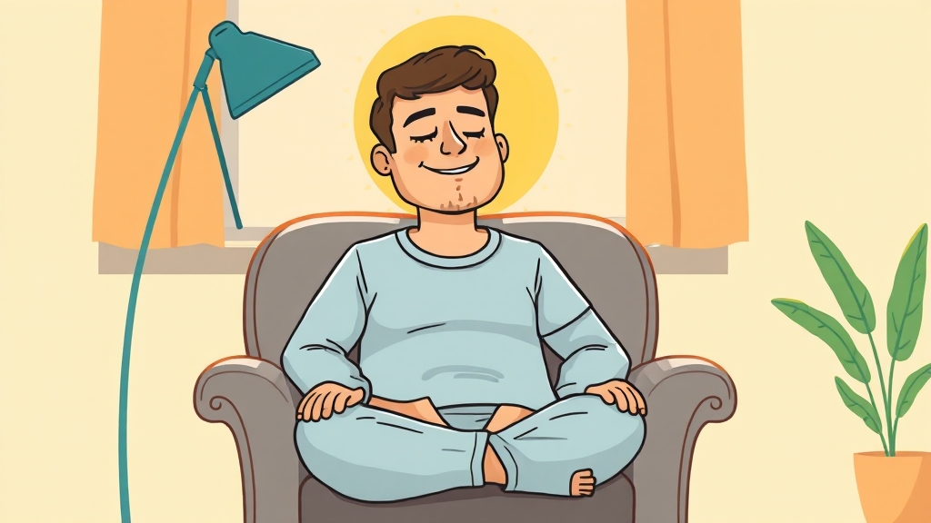 치료 후 회복과 관리: 재활 & 요양 (cartoon 스타일)