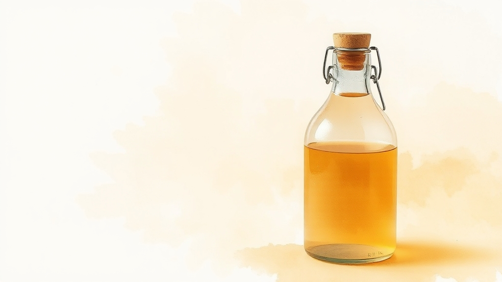 생강청 보관법 및 유통기한 (watercolor 스타일)