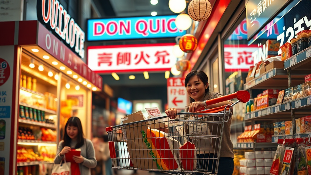 돈키호테 쇼핑 추천템 (realistic 스타일)