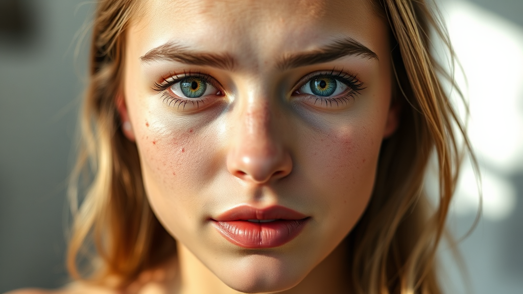 깨끗한 피부를 위한 여드름 관리 루틴 완성하기 (realistic 스타일)