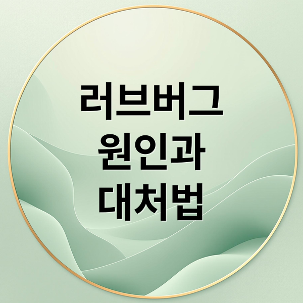 러브버그
원인과
대처법 (러브버그 천적 참새 거미)