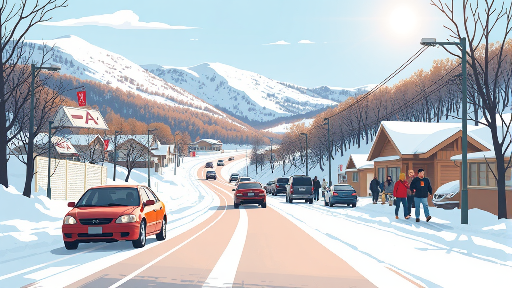 주차 & 교통 정보 (illustration 스타일)