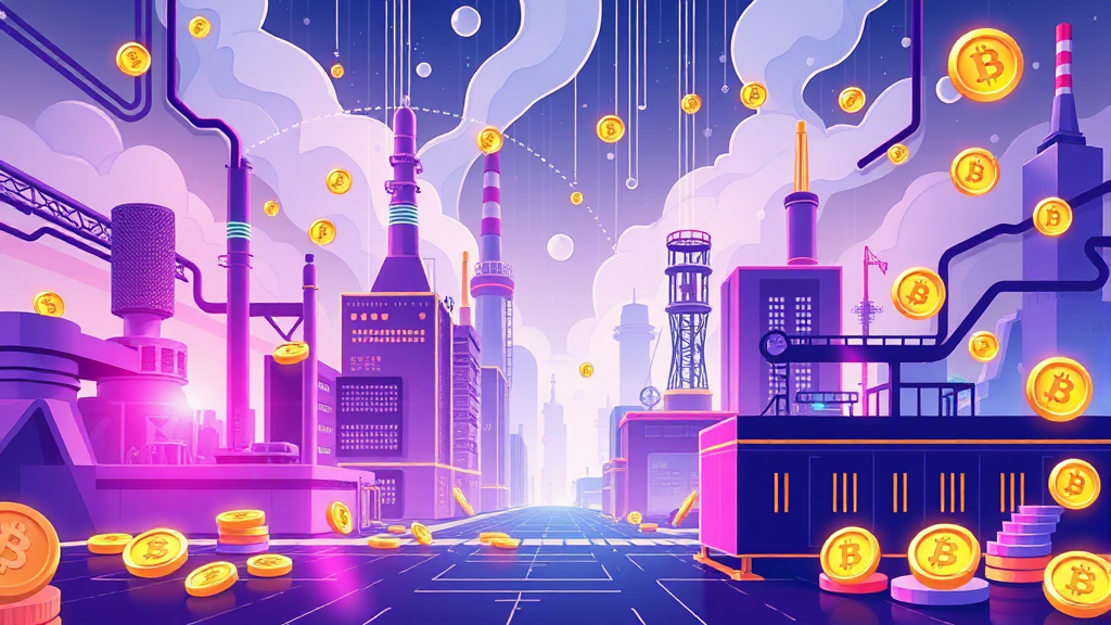 AI 팩토리와 토큰 경제: 새로운 비즈니스 모델의 등장 (illustration 스타일)