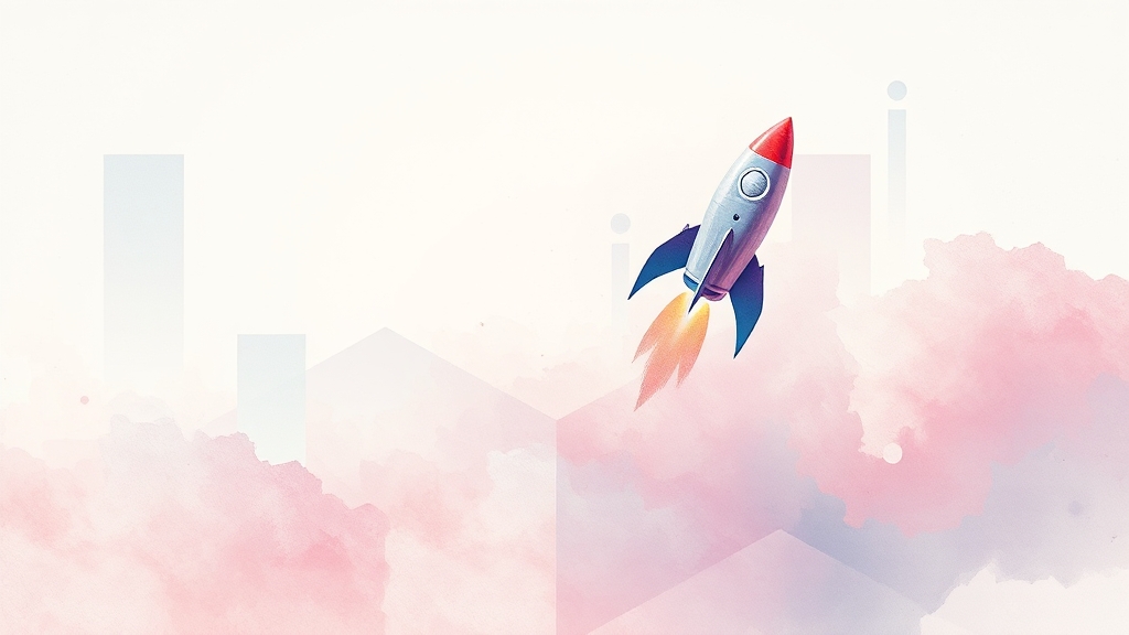 제미나이, 무서운 성장세 (watercolor 스타일)