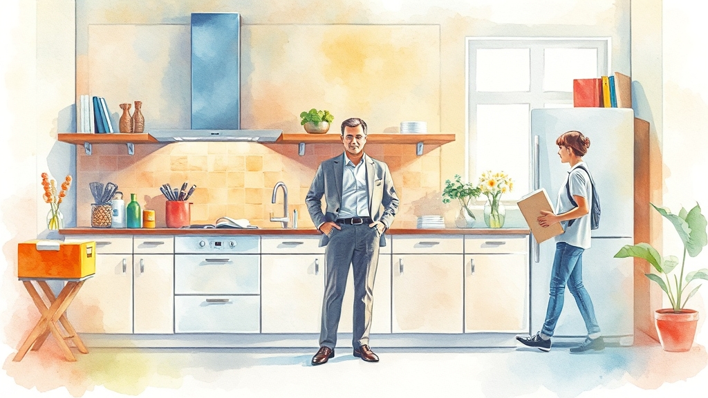 공유주방 운영, 핵심 유의사항 (watercolor 스타일)