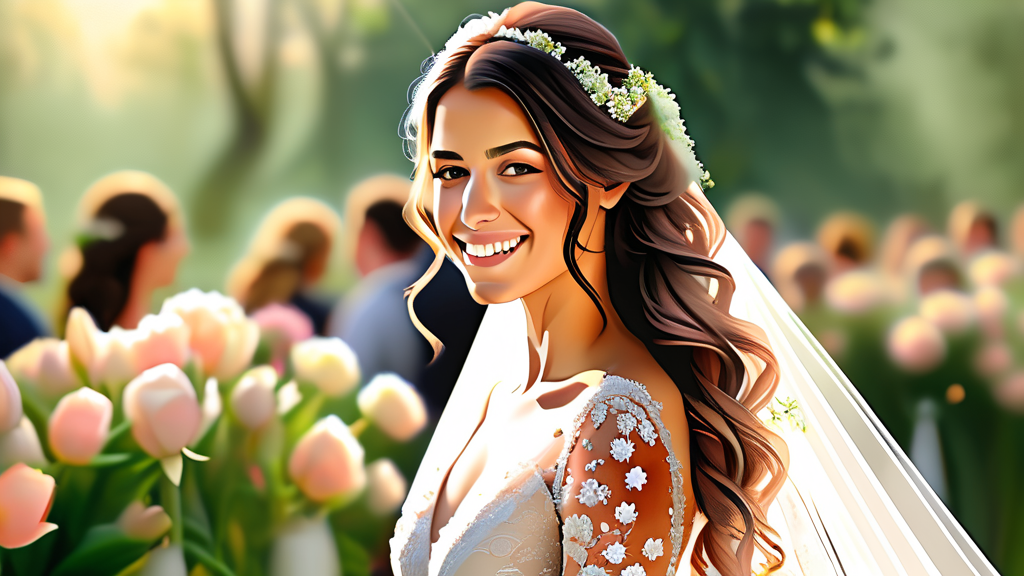 순자의 결혼 발표 후 팬들의 반응 (watercolor 스타일)