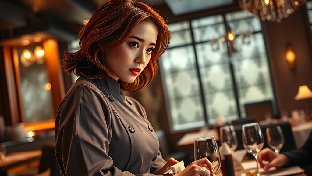한선우와 장영혜 (realistic 스타일)